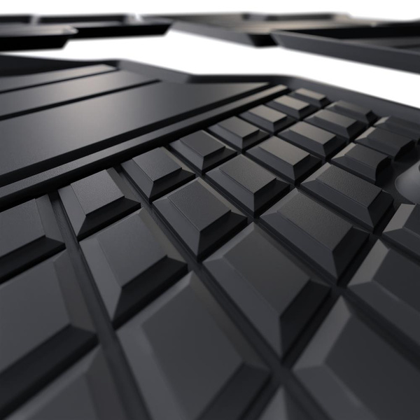 Tappetini Auto in TPE compatibili con Peugeot 308 III Hatchback (2021-....) - tappeti auto neri