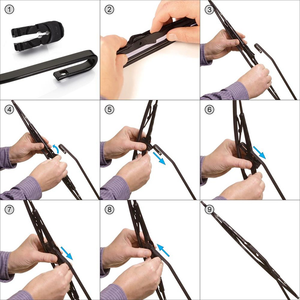 Spazzole tergicristallo anteriori compatibili con Daewoo Matiz Hatchback (03.1998-2008) - tergicristalli auto - lame tergilunotto - spazzole standard