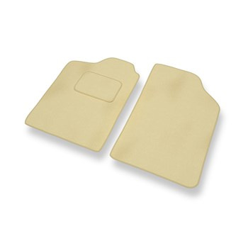 Premium tappetini auto in velluto compatibili con Renault Clio I (1990-1998) - tappeti auto beige