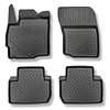 Tappetini Auto in TPE compatibili con Mitsubishi Outlander III SUV (09.2012-2022) - non per la versione ibrida; senza terza fila - tappeti auto neri