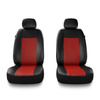 Coprisedili compatibili con Ford Tourneo Courier I, II (2014-....) - fodere sedili universali - set coprisedili auto - 2CM-RD