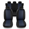 Coprisedili compatibili con Mazda 2 I, II, III, IV (2003-....) - fodere sedili universali - set coprisedili auto - PF-BL