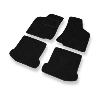 Tappetini in feltro compatibili con Volkswagen Polo III (1994-2001) - tappeti auto nero