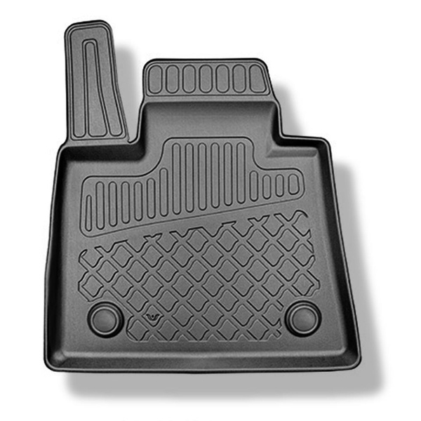 Completo di tappetini e tappetino per bagagliaio TPE per: BMW X6 G06 11.2019-.... (SAC) - bagagliaio superiore (per pavimento doppio del bagagliaio); anche per i modelli con le guide del bagagliaio