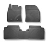 Tappetini Auto in TPE compatibili con Toyota Avensis III Berlina (01.2009-....) - tappeti auto neri