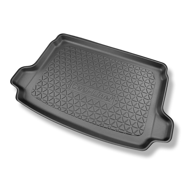 Completo di tappetini e tappetino per bagagliaio TPE per: Fiat 600e 09.2023-.... (Hatchback) - bagagliaio superiore; pavimento mobile nella posizione più alta