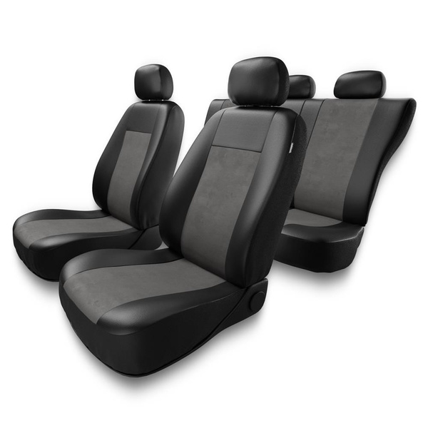 Coprisedili compatibili con Seat Leon I, II, III (1999-2019) - fodere sedili universali - set coprisedili auto - SU-G