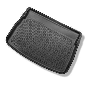 Vasca baule compatibile con Volkswagen Golf Sportsvan VII Monovolume (05.2014-12.2020) - per bagagliaio superiore e inferiore - tappetino per bagagliaio - tappeto bagagliaio per auto
