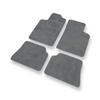 Premium tappetini auto in velluto compatibili con Renault Megane I (1995-2002) - tappeti auto grigio