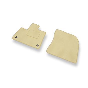 Premium tappetini auto in velluto compatibili con Citroen Berlingo III (2019-....) - tappeti auto beige