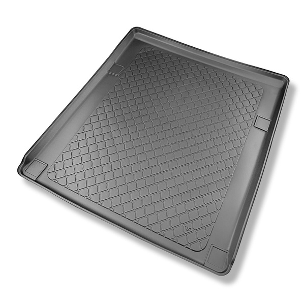 Vasca baule compatibile con Peugeot Rifter Long Van (06.2018-....) - 5 posti; interasse lungo; anche per la versione elettrica - tappetino per bagagliaio - tappeto bagagliaio per auto