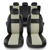 Coprisedili compatibili con Alfa Romeo 147 (2000-2010) - fodere sedili universali - set coprisedili auto - XL-BE