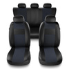 Coprisedili compatibili con Citroen C5 Aircross (2018-....) - fodere sedili universali - set coprisedili auto - EXL-6