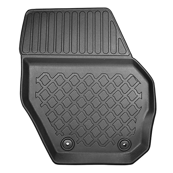 Completo di tappetini e tappetino per bagagliaio TPE per: Volvo V60 10.2010-01.2018 (Station Wagon) - non per versione Plug-in ibrida