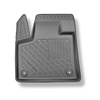 Completo di tappetini e tappetino per bagagliaio TPE per: Peugeot 3008 II Hybrid 09.2019-11.2023 (SUV) - senza Hi-Fi-System FOCAL
