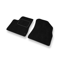 Premium tappetini auto in velluto compatibili con Peugeot 5008 I (2009-2016) - tappeti auto nero
