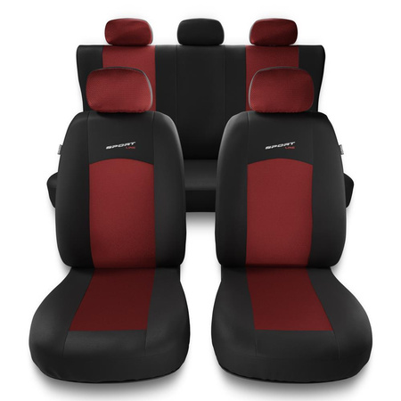 Coprisedili compatibili con Ford Ecosport I, II (2004-2022) - fodere sedili universali - set coprisedili auto - S-RD