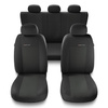 Coprisedili compatibili con Alfa Romeo 156 I, II (1997-2007) - fodere sedili universali - set coprisedili auto - UNE-1