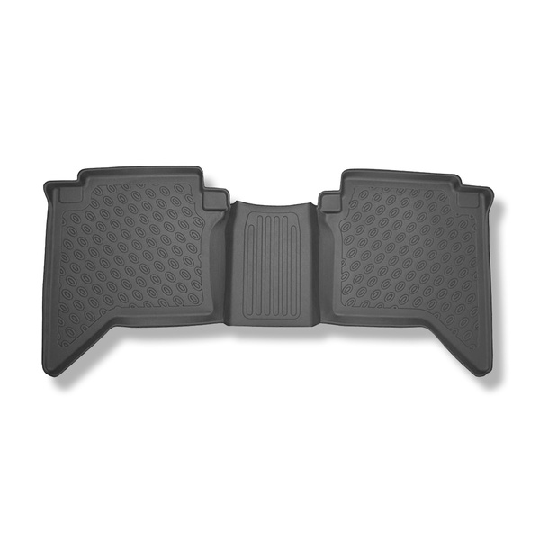 Tappetini Auto in TPE compatibili con Toyota Hilux VII Pick-Up (2006-08.2016) - cabina doppia - tappeti auto neri