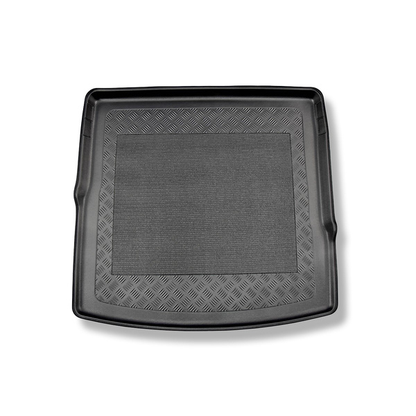 Vasca baule compatibile con Seat Tarraco SUV (10.2018-....) - 5 posti; per il portabagli superiore; modelli con piano di carico regolabile / 7 sedili; sedili 3a fila abbassati - tappetino per bagagliaio - tappeto bagagliaio per auto