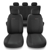 Coprisedili compatibili con Citroen C3 Aircross I, II (2017-....) - fodere sedili universali - set coprisedili auto - UNE-3