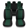 Coprisedili compatibili con Renault Captur (2013-2019) - fodere sedili universali - set coprisedili auto - X.R-GR