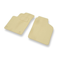 Premium tappetini auto in velluto compatibili con Kia Picanto I (2004-2010) - tappeti auto beige