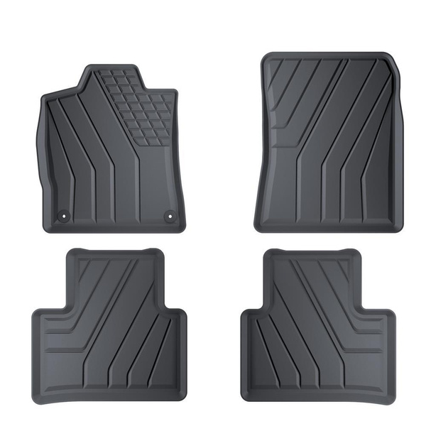 Tappetini Auto in TPE compatibili con Opel Astra L Sports Tourer (2021-....) - non per la versione ibrida - tappeti auto neri