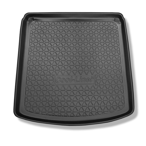 Vasca baule compatibile con Opel Astra J Berlina (09.2012-08.2018) - con la ruota di scorta - tappetino per bagagliaio - tappeto bagagliaio per auto