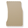 Tappetini auto in gomma compatibili con BMW 5 E60, E61 (2003-2010) - tappeti gomma - beige