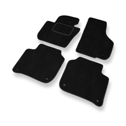 Premium tappetini auto in velluto compatibili con Skoda Superb II (2008-2015) - tappeti auto nero