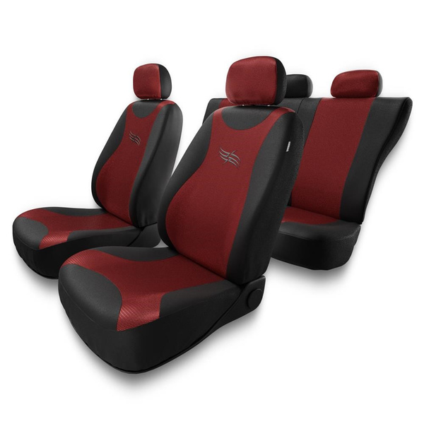 Coprisedili compatibili con Seat Ateca (2016-....) - fodere sedili universali - set coprisedili auto - TR-RD