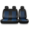 Coprisedili compatibili con Volkswagen LT I, II (1975-2006) - fodere sedili universali - set coprisedili auto - BC-BL