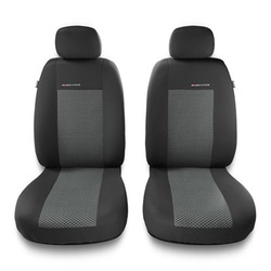 Coprisedili anteriori compatibili con Renault Thalia I, II (2001-2012) - fodere sedili universali - set coprisedili auto - 2UNE-2