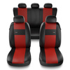 Coprisedili compatibili con Fiat Ulysse I, II (1994-2010) - fodere sedili universali - set coprisedili auto - XL-RD