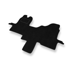 Premium tappetini auto in velluto compatibili con Ford Transit VII (2006-2013) - tappeti auto nero