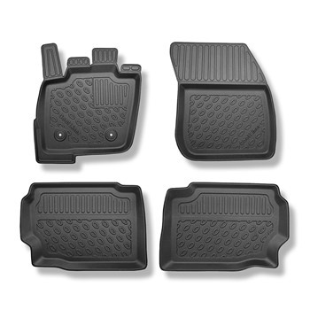 Tappetini Auto in TPE compatibili con Ford Mondeo V Station Wagon, Hatchback (01.2015-2021) - tappeti auto neri