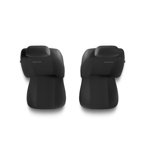 Coprisedili anteriori compatibili con Alfa Romeo 159 (2005-2011) - fodere sedili universali - set coprisedili auto - 2UNE-4