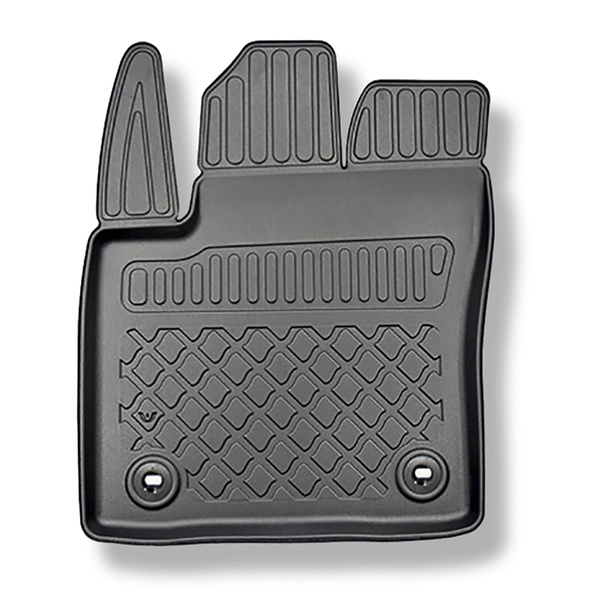 Tappetini Auto in TPE compatibili con Toyota C-HR I, II SUV (01.2017-....) - non per versione Plug-in ibrida - tappeti auto neri