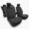 Coprisedili compatibili con Alfa Romeo 166 I, II, III (1998-2007) - fodere sedili universali - set coprisedili auto - RYL-G