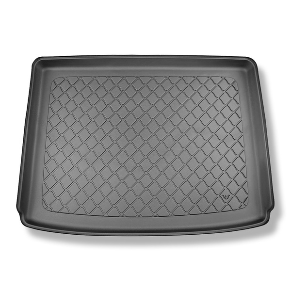 Vasca baule compatibile con Renault Austral SUV (12.2022-....) - 5 posti; vano superiore (piano di carico piatto); piano di carico regolabile in posizione più alta - tappetino per bagagliaio - tappeto bagagliaio per auto