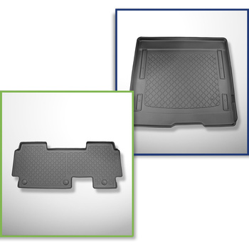 Completo di tappetini e tappetino per bagagliaio TPE per: Volkswagen ID. Buzz 05