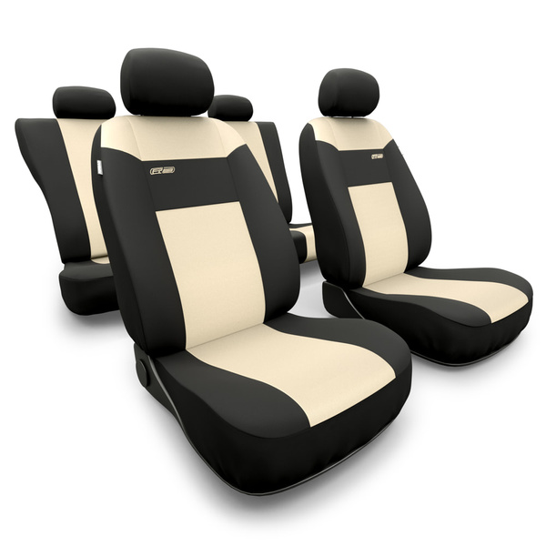 Coprisedili compatibili con Alfa Romeo 146 (1994-2001) - fodere sedili universali - set coprisedili auto - RSL-BE