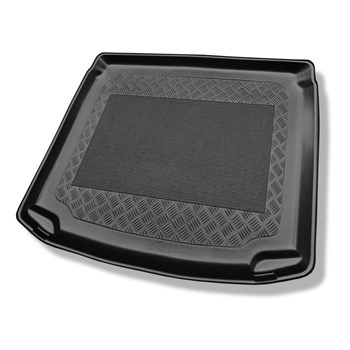 Vasca baule compatibile con Volkswagen Golf Plus VI Monovolume (04.2009-2012) - portabagagli inferiore (senza pavimento doppio nel portabagagli; unit? di scorta provvisoria) - tappetino per bagagliaio - tappeto bagagliaio per auto