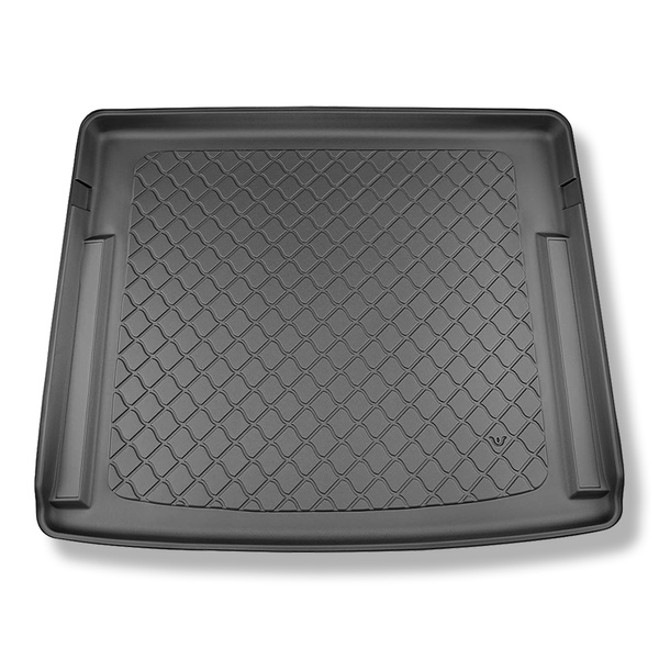 Vasca baule compatibile con Nissan Ariya SUV (09.2022-....) - portabagagli superiore; piano di carico regolabile nella posizione più alta; inclusi i modelli con barre di fissazione - tappetino per bagagliaio - tappeto bagagliaio per auto