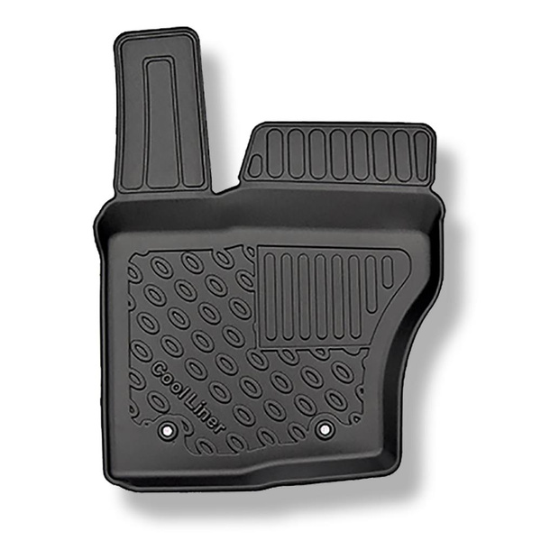 Completo di tappetini e tappetino per bagagliaio TPE per: Land Rover Discovery V 03.2017-.... (SUV) - 5/7 posti; terza fila abbassata