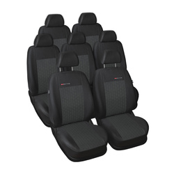 Coprisedili su misura compatibili con Opel Zafira C Tourer (2011-2019) 7 posti - fodere sedili - set coprisedili auto - E1