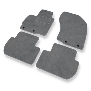 Premium tappetini auto in velluto compatibili con Citroen C-Crosser (2007-2012) - tappeti auto grigio