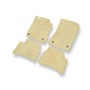 Premium tappetini auto in velluto compatibili con Mercedes-Benz Classe E W211 (2002-2009) - tappeti auto beige