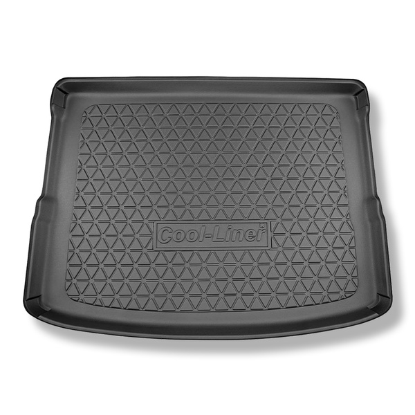 Vasca baule compatibile con Kia Niro II (SG2) Crossover (06.2022-....) - HEV Hybrid; EV (electric); portabagagli superiore; piano di carico regolabile nella posizione più alta; non per versione Plug-in ibrida - tappetino per bagagliaio - tappeto bagagliai